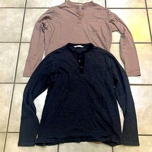 Mountain khaki Henley (lot of 2)
